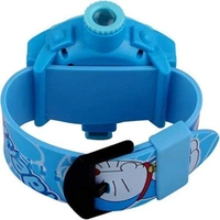 MVS 24 Projecter Images Unisex Kids PVC Band Light weight Digital Wrist Watch-Doraemon  - Skyblue (Doraemon), Free