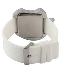 MVS Digital LED Apple Shape /Style Watches For Boys & Girls  - White, Free
