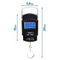 MVS 50 kg scale- Portable Weighing Scale machine  - Black, Standard