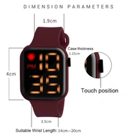 MVS Digital LED LS Love Watch- Brown - Brown, Free, 50