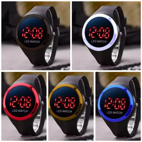 MVS Apple LED Watch - Black, Free, 50
