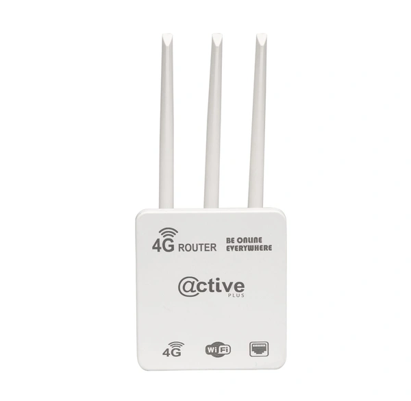 Active Plus 4G USB Wifi Router With Sim Card Support- Jio - White, 85176930