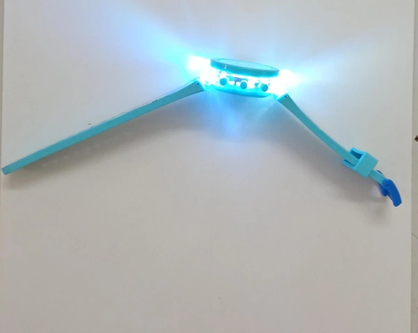 MVS Classic  Glowing Watch with 7 Colors Fleshing Lights-Doraemon  - SkyBlue (Doraemon), free