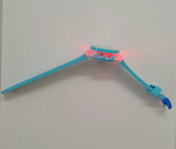 MVS Classic  Glowing Watch with 7 Colors Fleshing Lights-Doraemon  - SkyBlue (Doraemon), free