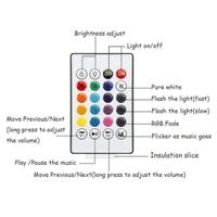 MVS Bluetooth Music Bulb Disco LED Lighting Smart Bulb - White