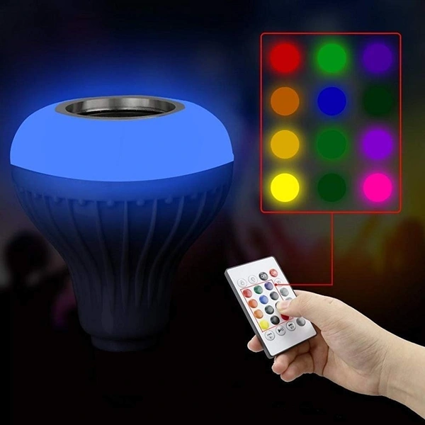 MVS Bluetooth Music Bulb Disco LED Lighting Smart Bulb - White