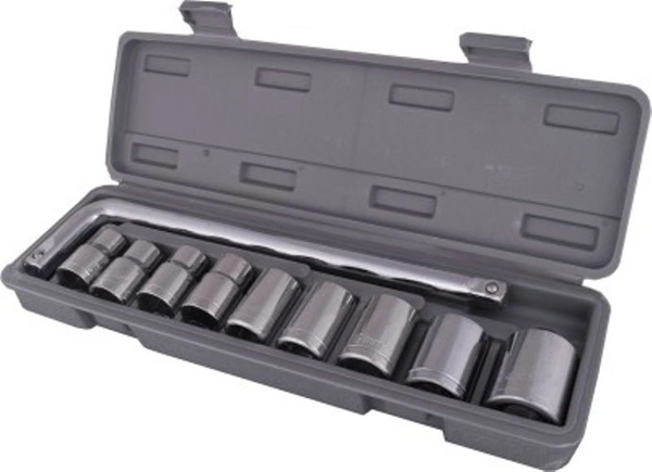MVS 10 in 1 Hand Tools Socket Set For Car Owner.  - Silver