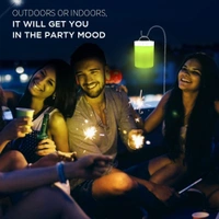 MVS Wireless Speaker With Smart Touch Function 5 W Bluetooth Speaker/ Touch Lamp. - White, Standard