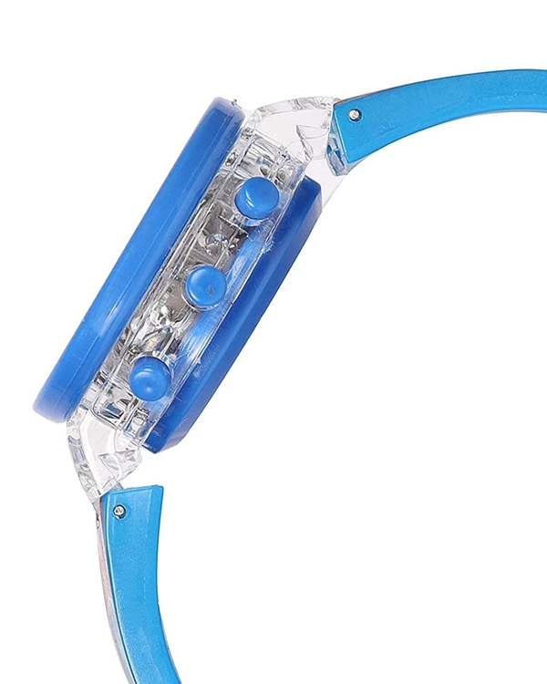 MVS Classic  Glowing Watch with 7 Colors Fleshing Lights-Avenger  - Blue(Avenger), Free