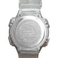 MVS Fashionable Round LED Sports Digital  Watch With Back-Lite/Stopwatch/Alarm For Men  - Purple