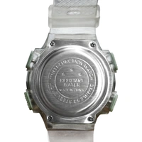 MVS Fashionable Round LED Sports Digital  Watch With Back-Lite/Stopwatch/Alarm For Men  - Green