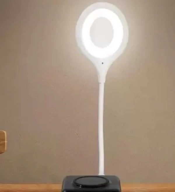 USB Smart Voice Control LED Lamp For Bedroom Living Room, Home and Office - white