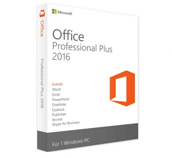 MICROSOFT MS OFFICE 2016 PROFESSIONAL PLUS BIND KEY
