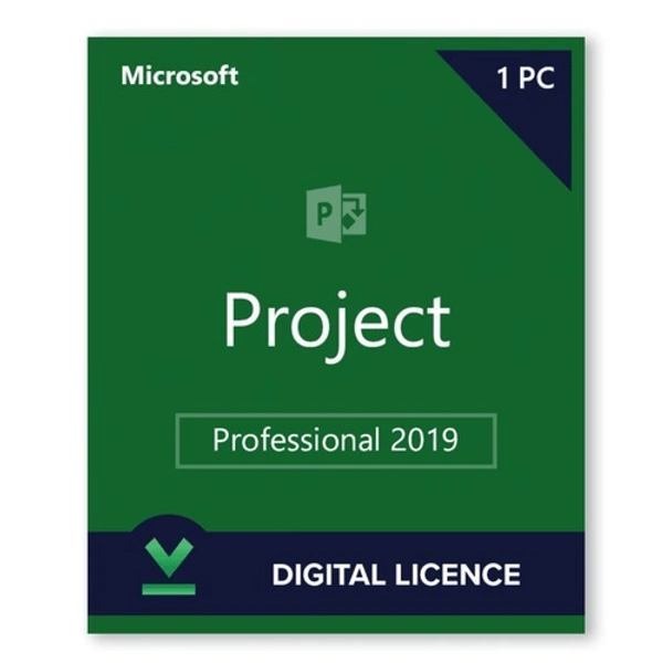 MICOSOFT MICROSOFT PROJECT 2019 PROFESSIONAL PRODUCT KEY