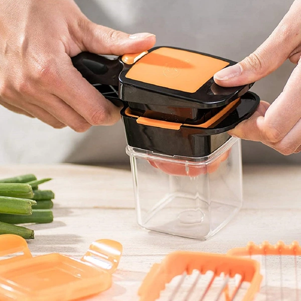2069 5 In 1 Nicer Dicer used for cutting and shredding of various types of food stuff in all kitchen purposes.