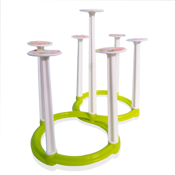 2114 Movable Folding Design Glass Stand/Holder for 6 Glasses