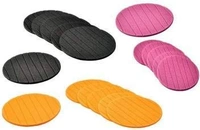 2127 Coasters Round Heat Resistant Pads Flexible for Home Kitchen Tools Tableware (3 pack)