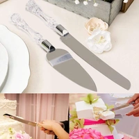 2131 Stainless Steel Cake Knife Server Set with Handle Slicer