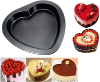 2209 Heart Shape Cake Mould Non Stick  Steel 1 kg Cake Baking Tray ( 23cm)