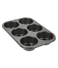 2210 Non-Stick Reusable Cupcake Baking Slot Tray for 6 Muffin Cup