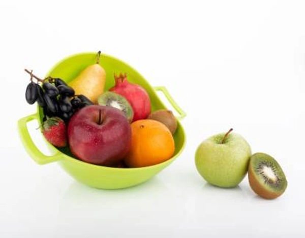 2222 Multipurpose Fruit Vegetable Strainer Colander Bowl with Handle