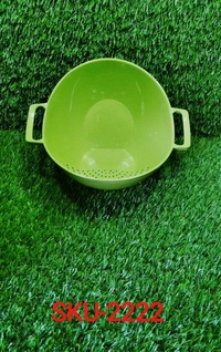 2222 Multipurpose Fruit Vegetable Strainer Colander Bowl with Handle
