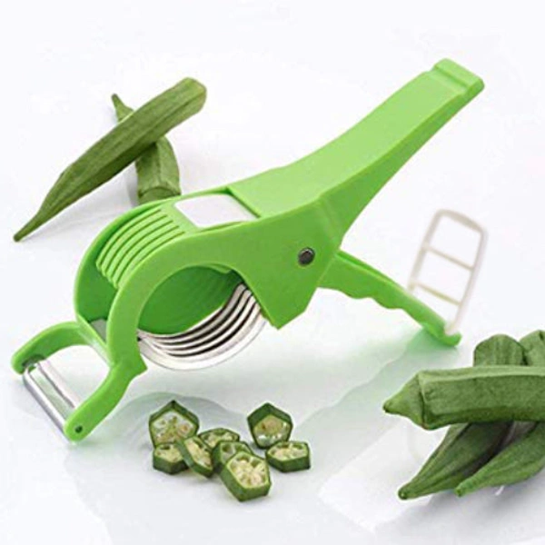 2223 Multipurpose 2 in 1 Stainless Steel Vegetable Cutter/Peeler