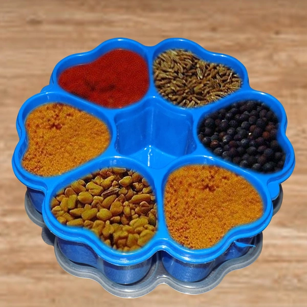 2251 Heart Shape Multipurpose Masala/Spice Box Container