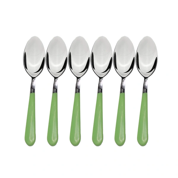 2269 Stainless Steel Spoon with Comfortable Grip Dining Spoon Set of 6 Pcs