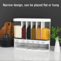 2382 Wall-Mounted Cereals Dispenser Press Grain Storage Tank