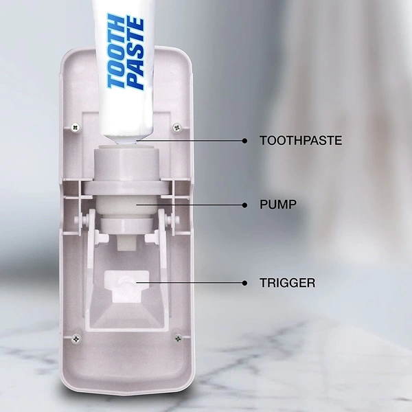 2416W Toothpaste Dispenser Used For Pulling Out Toothpaste While Brushing.