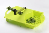 2418 Plastic and Metal Cut n Wash Chopping Board with Knife Cut-N-Wash