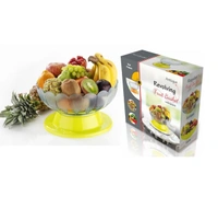 2459 Absolute Plastic Round Revolving Fruit and Vegetable Bowl