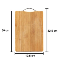 2475 Non-Slip Wooden Bamboo Cutting Board with Antibacterial Surface