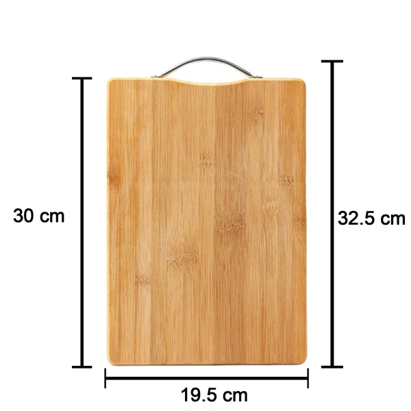 2475 Non-Slip Wooden Bamboo Cutting Board with Antibacterial Surface