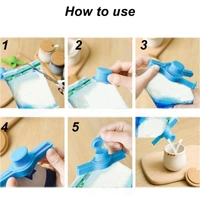 2499 Food Bag Clip Seal Pour Storage Food Sealing Clip (1Pc)