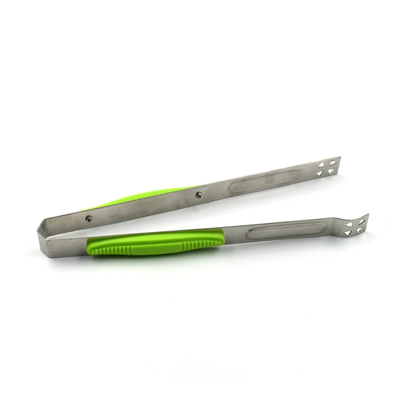 2667 Stainless Still Premium Tong and holder tool for rotis, parathas etc. including normal kitchen purposes.