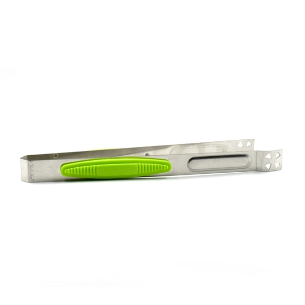 2667 Stainless Still Premium Tong and holder tool for rotis, parathas etc. including normal kitchen purposes.