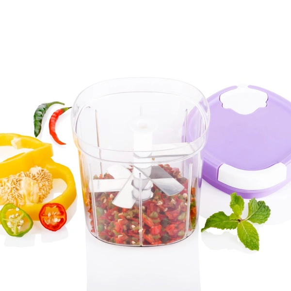 2671 Handy Chopper and Slicer Used Widely for chopping and Slicing of Fruits, Vegetables, Cheese Etc. Including All Kitchen Purposes.