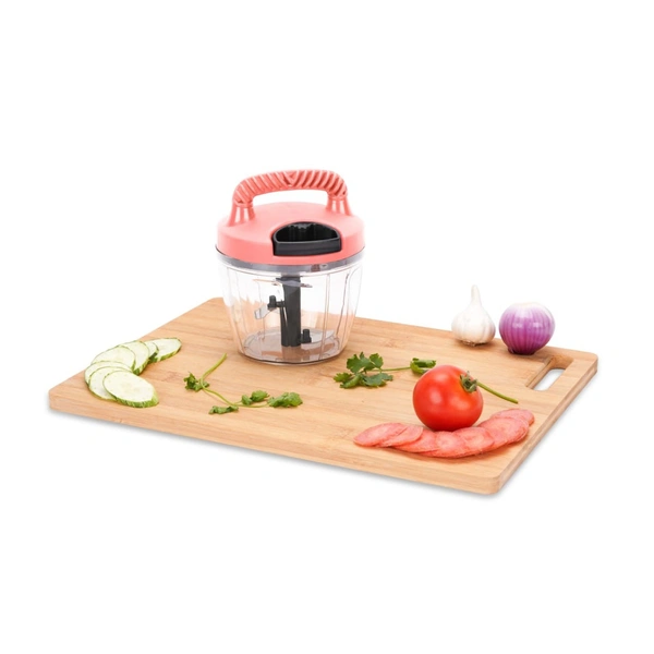2714 2 in 1 Handy Chopper 1000 ML used widely in all kinds of household kitchen purposes for cutting and chopping of types of vegetables and fruits etc.