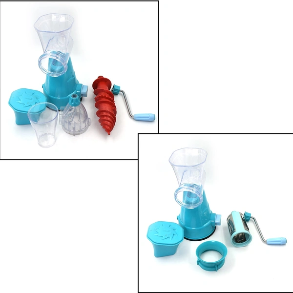 2715 4 in 1 Drum Fruit juicer used widely in all kinds of household kitchen purposes for making and blending fruit juices and beverages.