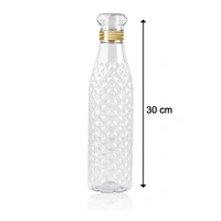 2720 Dimond Cut Water Bottle used by kids, children’s and even adults for storing and drinking water throughout travelling to different-different places and all.