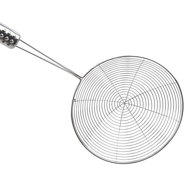 2727 Mini Oil Strainer To Get Perfect Fried Food Stuffs Easily Without Any Problem And Damage.