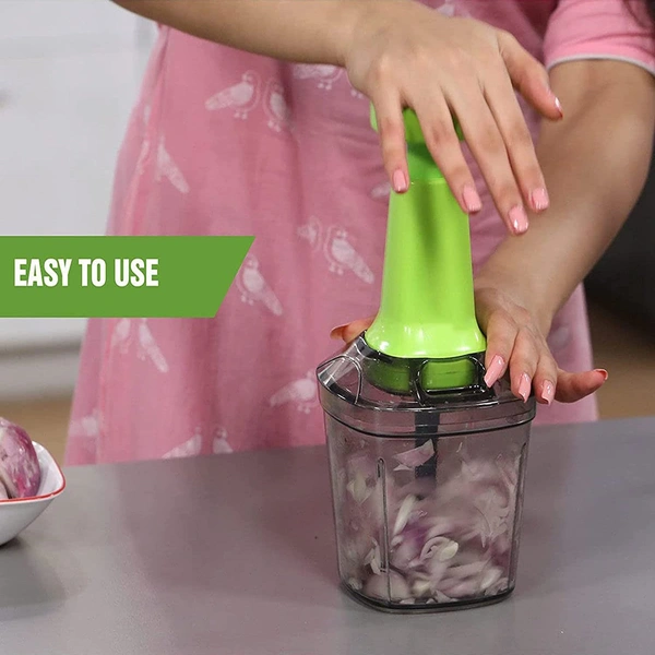 2749 Push N Chop 1100 ML Used For Chopping And Cutting Of Fruits And Vegetables.