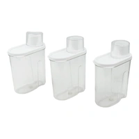 2760 3 Pc Cereal Dispenser 750 ML For Storing And Serving Of Cereal And All Stuffs.