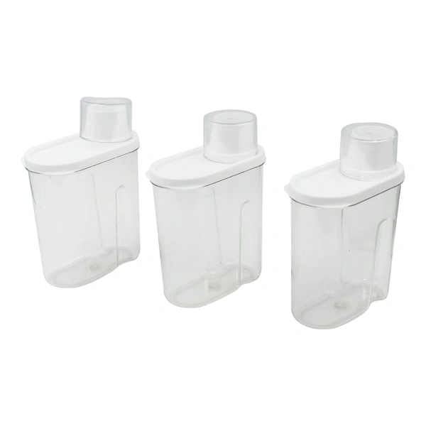 2760 3 Pc Cereal Dispenser 750 ML For Storing And Serving Of Cereal And All Stuffs.