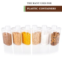 2761 3 Pc Cereal Dispenser 1700 ML For Storing And Serving Of Cereal And All Stuffs.