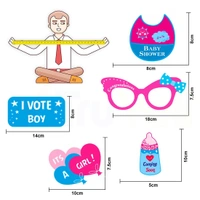 3426 Baby Shower Props for Photoshoot, Photo Booth, Decorations 20 Pcs, Sticks Attached for Mom to Be Shoot, Maternity Shoot, Photography