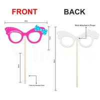 3426 Baby Shower Props for Photoshoot, Photo Booth, Decorations 20 Pcs, Sticks Attached for Mom to Be Shoot, Maternity Shoot, Photography