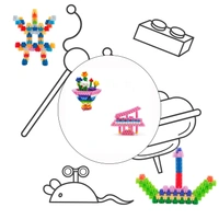 3909 240 Pc Hexa Blocks Toy used in all kinds of household and official places specially for kids and children for their playing and enjoying purposes.